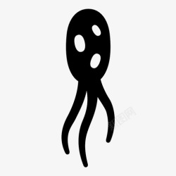 浮游生物微生物藻类细菌图标高清图片