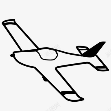 飞机运输工具玩具图标图标