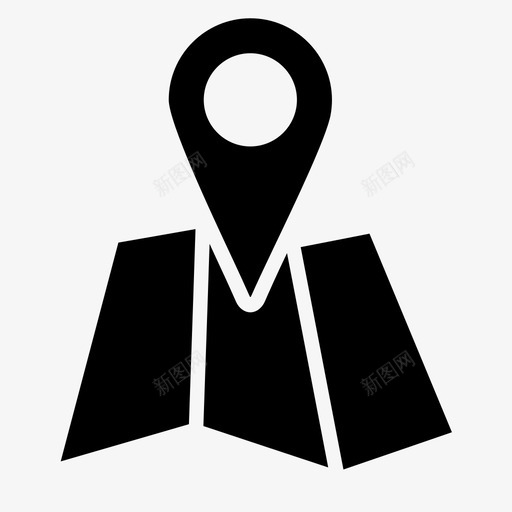 地图标记位置点svg_新图网 https://ixintu.com gps 位置 地图定位 地图标记 地理定位 定位 导航 点