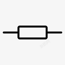 IEC图标电阻器iec型电阻器iec型图标高清图片