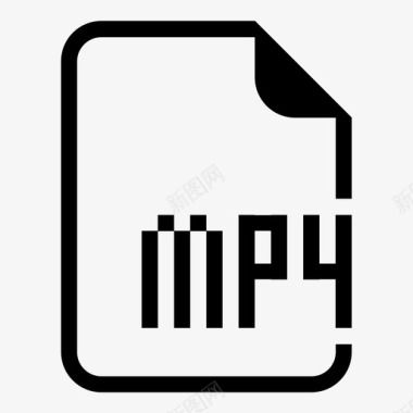 mp4文件文件类型文件名图标图标