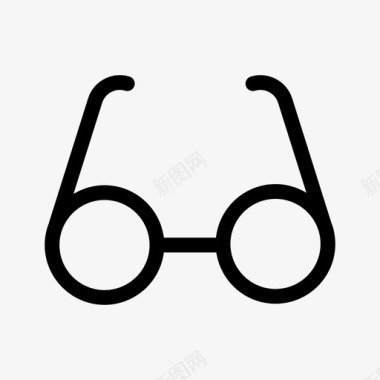 采购产品眼镜眼镜圆眼镜图标图标