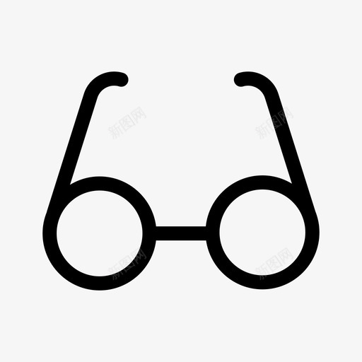 采购产品眼镜眼镜圆眼镜图标svg_新图网 https://ixintu.com 书签 圆眼镜 圆镜片 眼镜 简单图标 视觉 采购产品眼镜 阅读眼镜