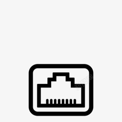 IPTV电视操作指南以太网it插孔图标高清图片