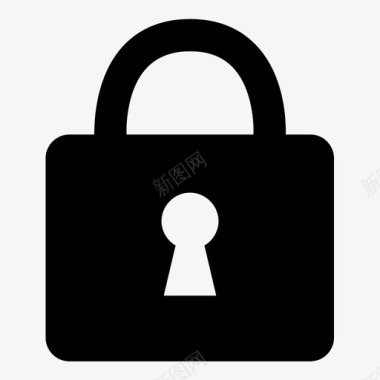 锁受保护密码图标图标