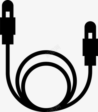 耳机插孔连接线缆图标图标