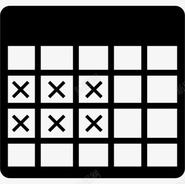 表选择具有交叉接口计算机和媒体的块2图标图标