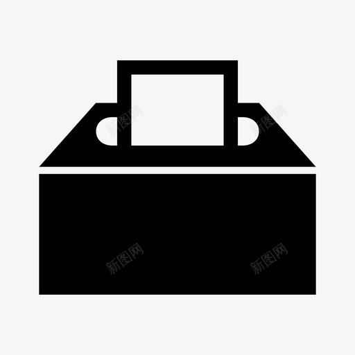 投票箱投票亭选票图标svg_新图网 https://ixintu.com 投票 投票亭 投票箱 纸巾 纸巾盒 调查 选票