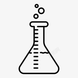 化學氣體燒杯科學反應圖標高清圖片