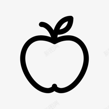 苹果儿童饮食图标图标