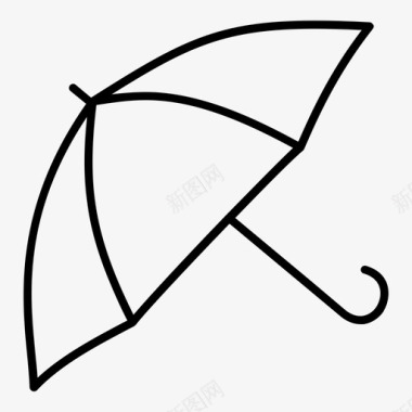 采购产品伞配件雨图标图标