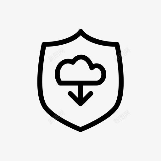 安全存储屏蔽图标svg_新图网 https://ixintu.com 保存 保护 存储 安全 安全下载 安全盾 屏蔽 盾徽