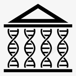 遗传物质基因库基因组文库深冻图标高清图片