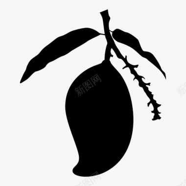 芒果植物营养图标图标