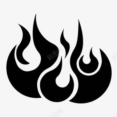 火温度地狱图标图标