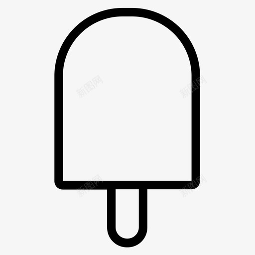 冰棒快餐食品图标svg_新图网 https://ixintu.com 全 冰棒 冰淇淋 冰淇淋棒 冷冻 快餐 棒棒糖 食品