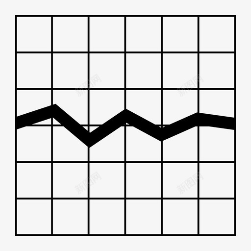 折线图趋势状态图标svg_新图网 https://ixintu.com 信息图表 办公 图表 折线图 报告 数学 状态 统计 趋势