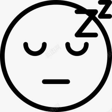 睡眠夜间安静图标图标