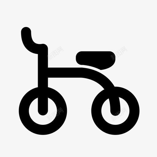 三轮车带轮玩具图标svg_新图网 https://ixintu.com 三 三轮车 保险箱 儿童 儿童自行车 可移动 带轮 玩具 自行车 链式