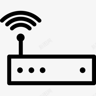 路由器天线扩展器图标图标