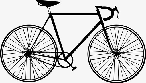 自行车公路自行车骑行图标图标