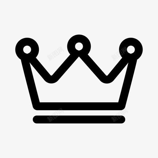 皇冠君主权力图标svg_新图网 https://ixintu.com 价值观 公主 君主 女王 富人 总统 权力 王子 皇冠 皇室