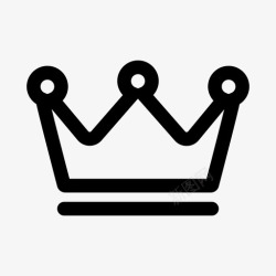 皇室公主皇冠君主权力图标高清图片