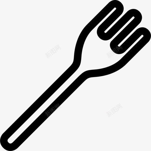 叉子准备食物准备图标svg_新图网 https://ixintu.com 准备 准备食物 制作食物 厨房 厨房用具 厨房配件 叉子 食物准备 餐具