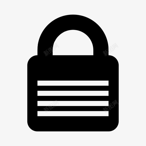 锁安全保护图标svg_新图网 https://ixintu.com 保护 基本使用符号 安全 密码 挂锁 机密 登录 私人 锁 隐私