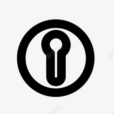 锁锁和门图标图标