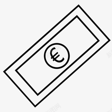现金美元欧元图标图标