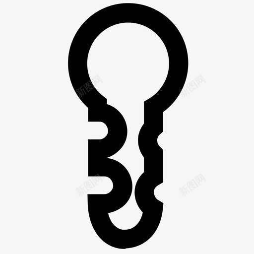 现代钥匙锁和门图标svg_新图网 https://ixintu.com 现代钥匙 锁和门