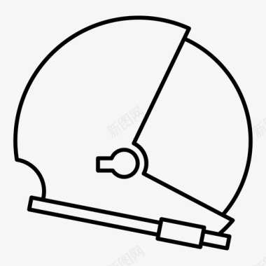 太空头盔宇航员帽子图标图标