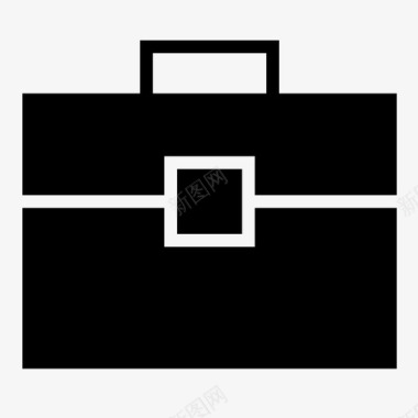 手提箱饭盒锁盒图标图标
