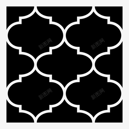 摩洛哥图案服装织物图标svg_新图网 https://ixintu.com 图案 摩洛哥图案 服装 材料 纺织品 织物 织物图案