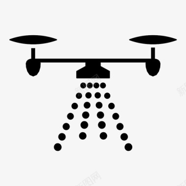 无人机杀虫剂气雾剂空气图标图标