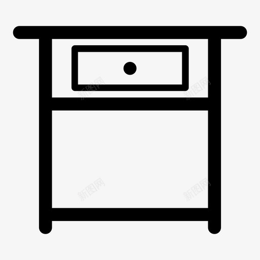 桌子吧台长凳图标svg_新图网 https://ixintu.com 办公桌 吧台 家具 木板 桌子 自助餐 长凳