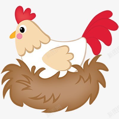 正在孵小鸡农场可爱卡通合辑卡通可爱图案png免抠素材_新图网 https://ixintu.com 农场免扣 动物 正在孵小鸡