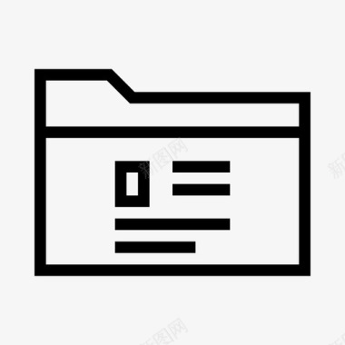 配置文件文件夹框集合图标图标