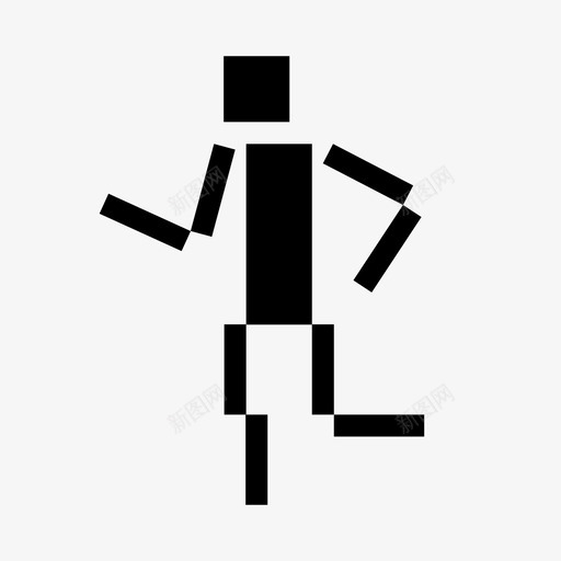 标志性男人跑步跑步者图标svg_新图网 https://ixintu.com 个人 基本男人 标志性男人 男人 跑步 跑步者 身材