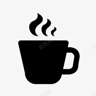 咖啡杯茶杯马克杯图标图标