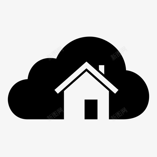 个人云存储空间图标svg_新图网 https://ixintu.com 个人云 云存储 共享 在线 天空 存储 屋顶 服务 私有 空间 草原