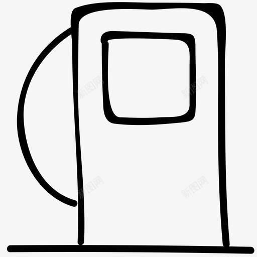 燃料电池电子手绘涂鸦图标svg_新图网 https://ixintu.com 燃料电池 电子手绘涂鸦图标
