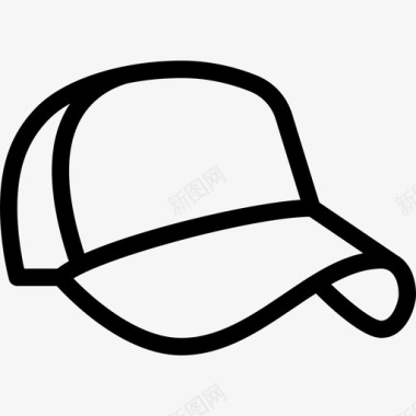 棒球帽帽檐时尚图标图标
