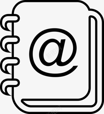 电子邮件地址簿电子邮件簿发送图标图标