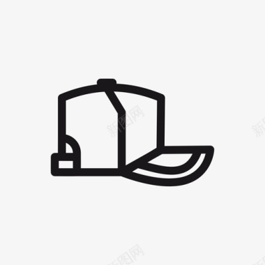 卡车司机帽帽子衣服图标图标