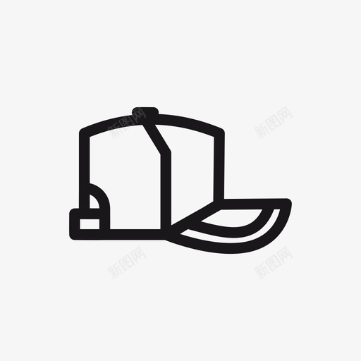 卡车司机帽帽子衣服图标svg_新图网 https://ixintu.com 卡车司机帽 头 头饰 帽子 衣服 覆盖物 露营