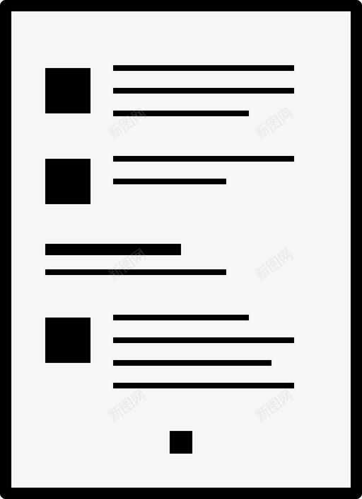 文件版面信函图标svg_新图网 https://ixintu.com lil文件 书写 信函 文件 注释 版面 纸张 页面