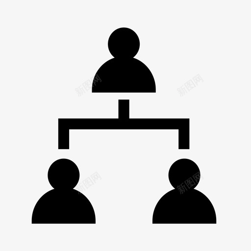 层次结构管理沟通图标svg_新图网 https://ixintu.com 团队 小组 层次结构 数量 沟通 管理 组织