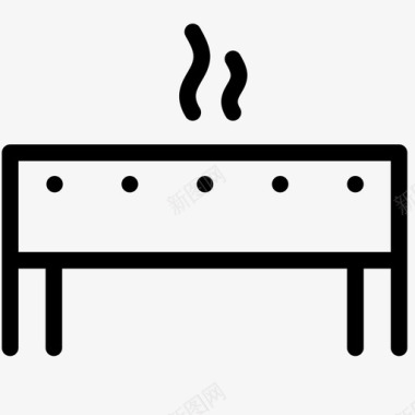 烧烤烘焙放松图标图标